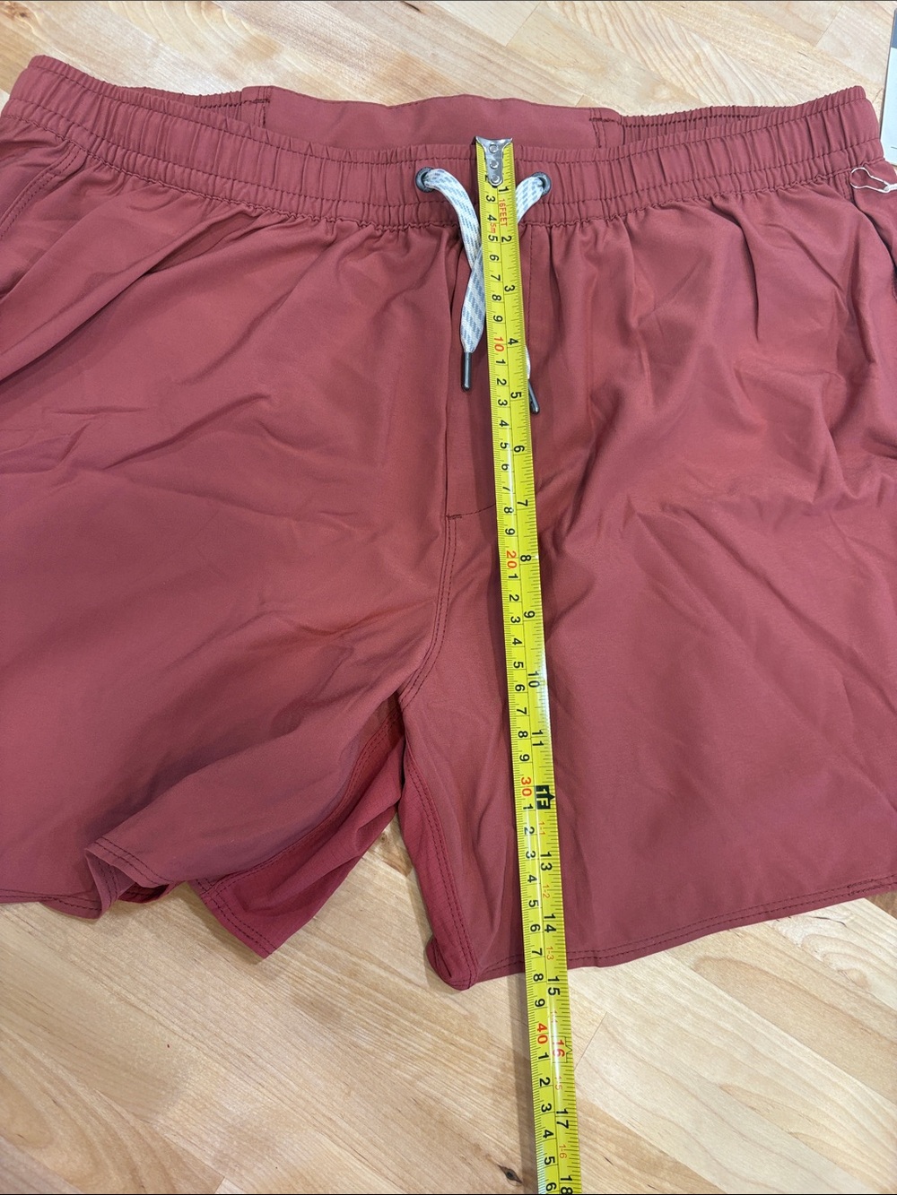 NWT Vuori Course Run Shorts sienna Mens XL Performance 5” StretchLined Solid Gym - Picture 6 of 7